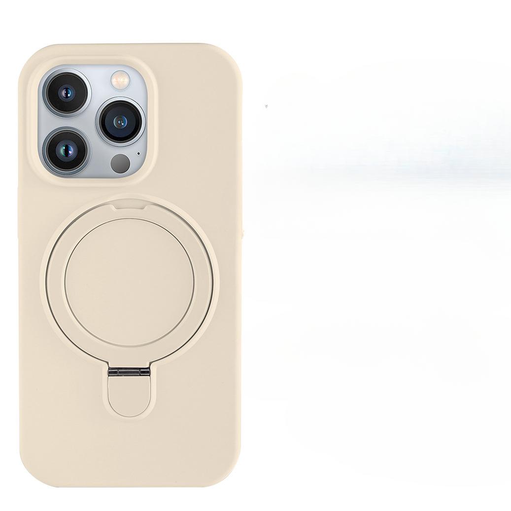 

Применимый iPhone15Pro однотонный силиконовый чехол Apple 16 магнитный защитный чехол 14promax кронштейн мобильный телефон чехол 13 iPhone16