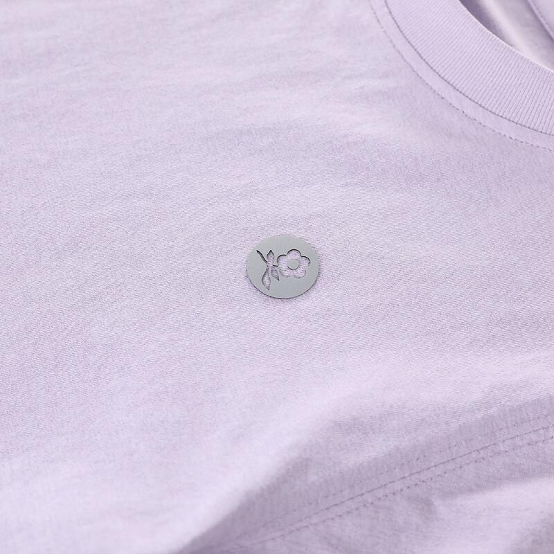 Montagut Boys' 2026 New Simple 5A Antibacterial Solid Color Round Neck T-Shirt