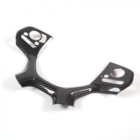 Carbon Fiber ABS Steering Wheel Trim Panel For Honda Pilot 2015-