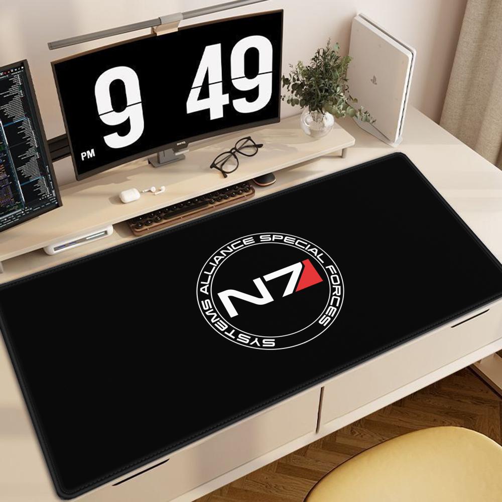 Mass Effect N Mouse Pad Large Gaming Mousepad Gamer Computer Office Mouse Mat XXL Carpet Keyboard Mat Desk Pad Laptop Mausepad