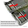 European Carp Fishing Leader Box - Reverse Bottom Rig Storage