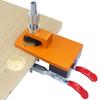 Hinge Jig Hole Drilling Guide Locator Adjustable 35mm Double Clamp Hinge Hole Opener Cabinet Hinge Hole Fixer Drilling Tools