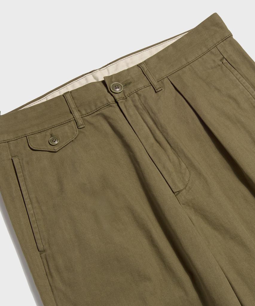 Ledeutoneido 1950 Heratage Officer Pants Khaki