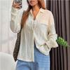 2025 European & American Women's Loose Thin Coat: New Spring/Autumn Casual Outerwear Shirt