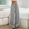 European and American Leisure Stripes Straight-Leg Pants Loose Pants Pants Children Casual Pants Trousers Women