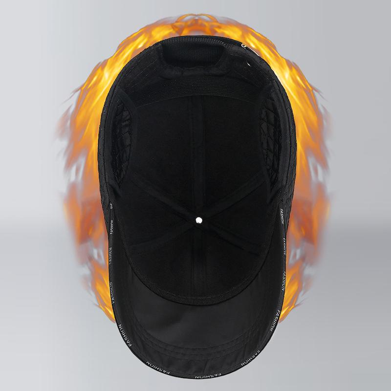 Podzim Zima Pánská baseballová čepice Teplá kosočtvercová čepice Venkovní ochrana uší Větruodolná čepice