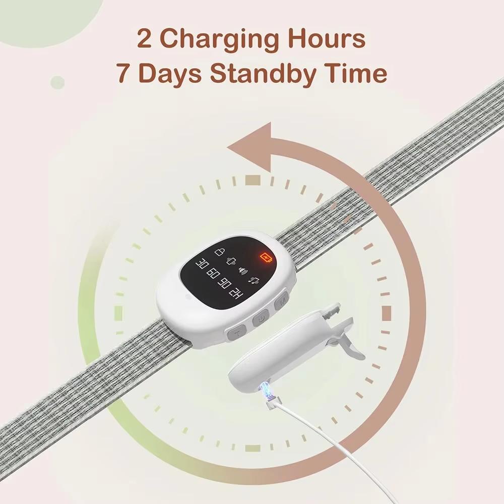 40M Wireless Bedwetting Alarm Adults Elder Potty Training Sensor Enuresis Bedwetting Alarm with Wristband for Kids Elder Care