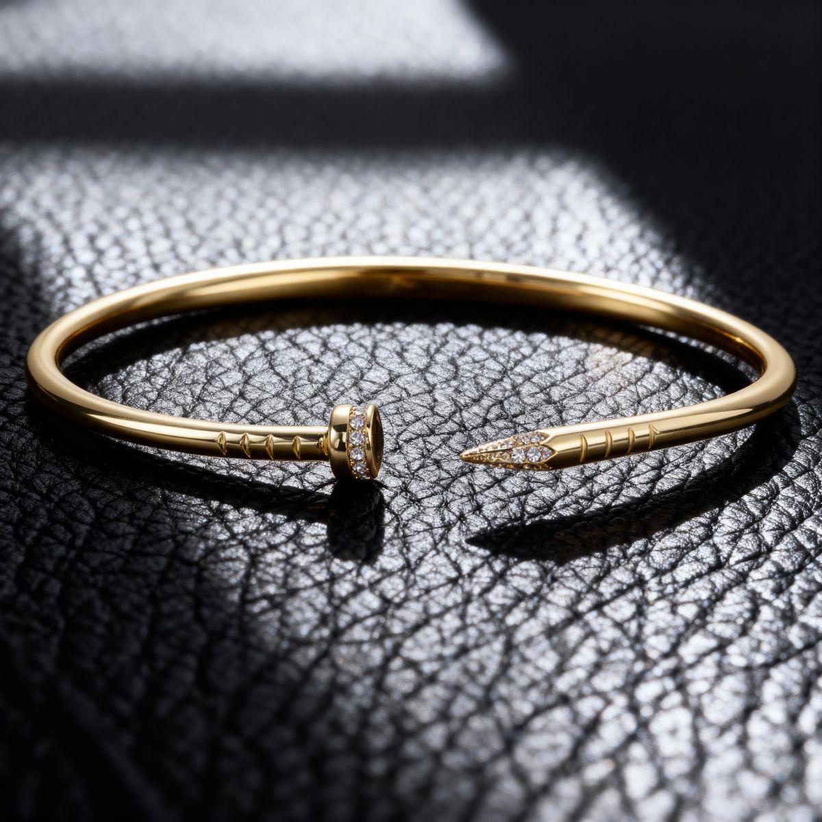 European and American Fashion Jewelry Versatile Kajia High Nail Bracelet One Size(16-22CM)