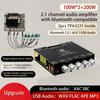 TPA3221 Bluetooth Power Amplifier Board 2*100W+200W  2.1 Ch Class D USB Sound Card Subwoofer Theater Audio Stereo Equalizer Amp