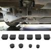 10ks Vodotěsné gumové záslepky podvozku pro Jeep Wrangler JK 07-17 Exteriér