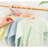 10PCS Baby Plastic Hanger with No Trace for Children To Air Clothes Portable Plastic Windproof Hanger for Baby Clothing Organizer