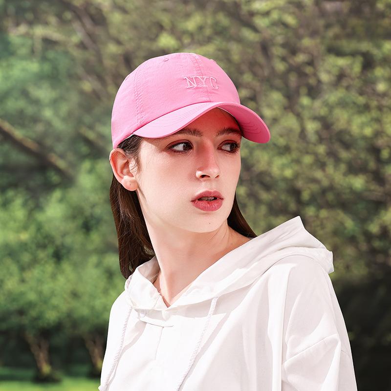 Summer Embroidered Letters Baseball Cap Women Sports Breathable Quick-drying Baseball Cap Men Fashion Casual Outdoor Sun Hat