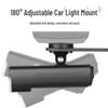 Adjustable Aluminum Bike Computer & Light Mount with Compass for Road Cycling