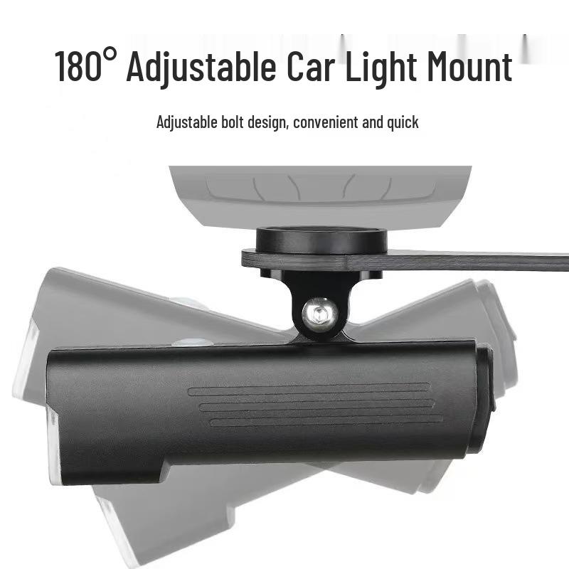 Adjustable Aluminum Bike Computer & Light Mount with Compass for Road Cycling
