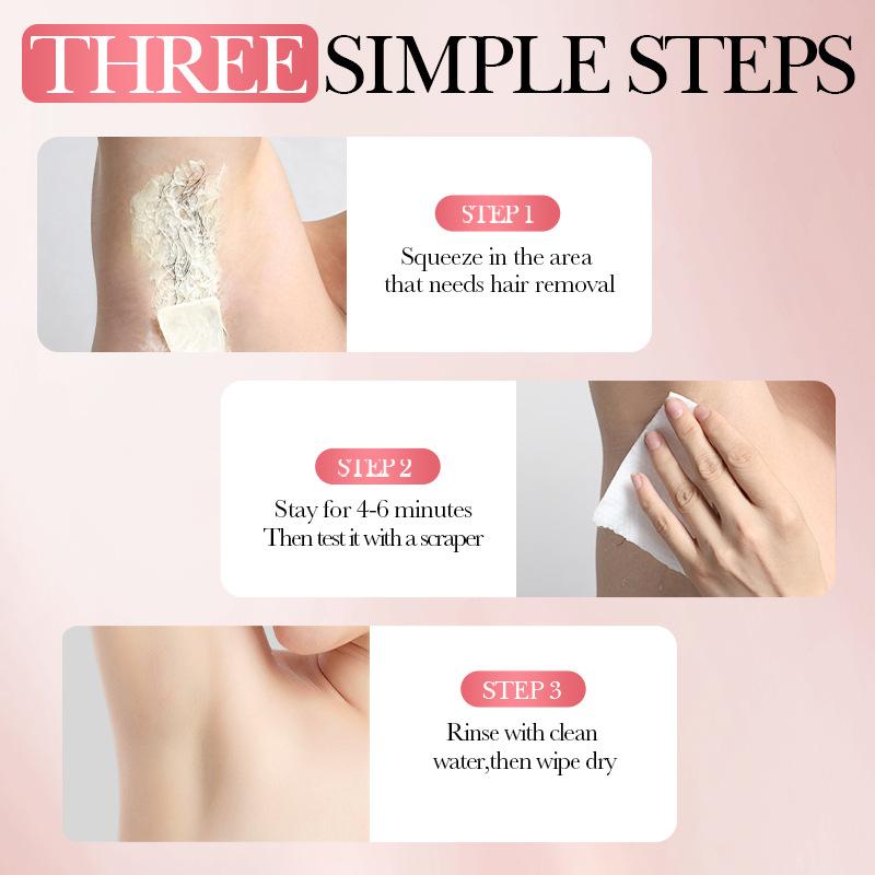 SADOER Sakura Collagen Purifying Hair Removal Cream: Gentle Pain-Free Depilatory for Silky Smooth Skin, 60g