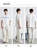 Yizhi Men's Summer 2025 European & American Heavyweight Letter Print Short-Sleeved T-Shirt