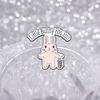 Pink Bunny Trendy And Mouse Cartoon Metal Pin Decorative Brooch Stylish Accessory For All
