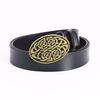 Fashion New Men's Belt Retro Whole Cowhide Smooth Buckle Belt Men's Waist Belt