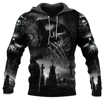 Vintage Totenkopf 3D Druck Hoodie Männer/Frauen Casual Fashion Hoodies Kinder Pullover Sweatshirts Übergroßen Unisex Männer Mantel