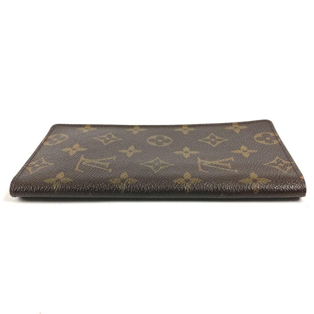Louis Vuitton M60825 Monogram Porto Cartes Cr_dit Bi-fold Long Wallet Brown