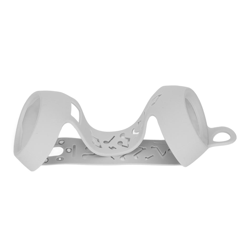 Dla Pulse 3 Pokrowiec Silikonowy Przenośny Odporny na Zarysowania Ochronny Pokrowiec na Głośnik z Karabińczykiem Srebrnoszary