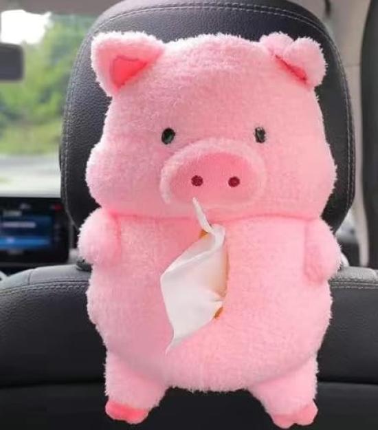 

Boono Car Tissue Character Pig Car Tissue Case Case, Merchandise, (2 Pigs) розовый