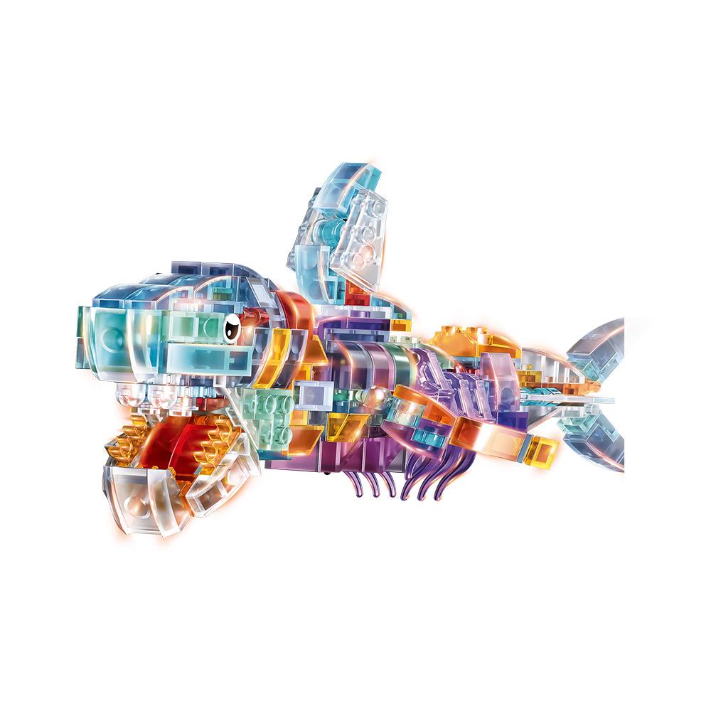 Malé dílky Domácí stavebnice Průhledná hračka mořský život Kompatibilní Lego Puzzle Sestavení Dětský dárek