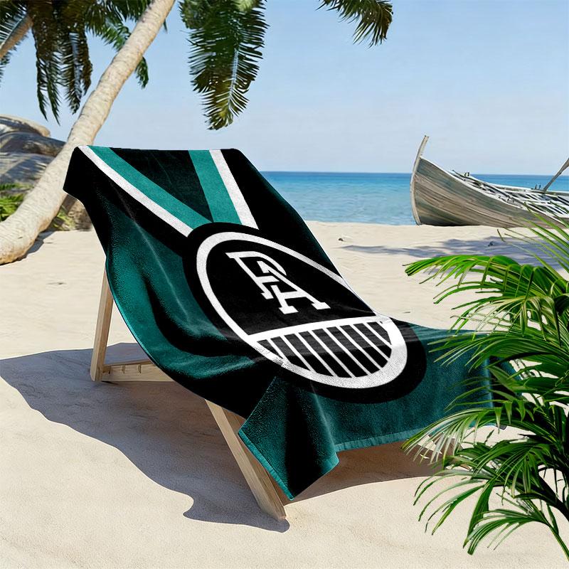 Port Adelaide Druck Strandtuch, Großes Weiches Schnelltrocknendes Handtuch für Strand Camping Schwimmen