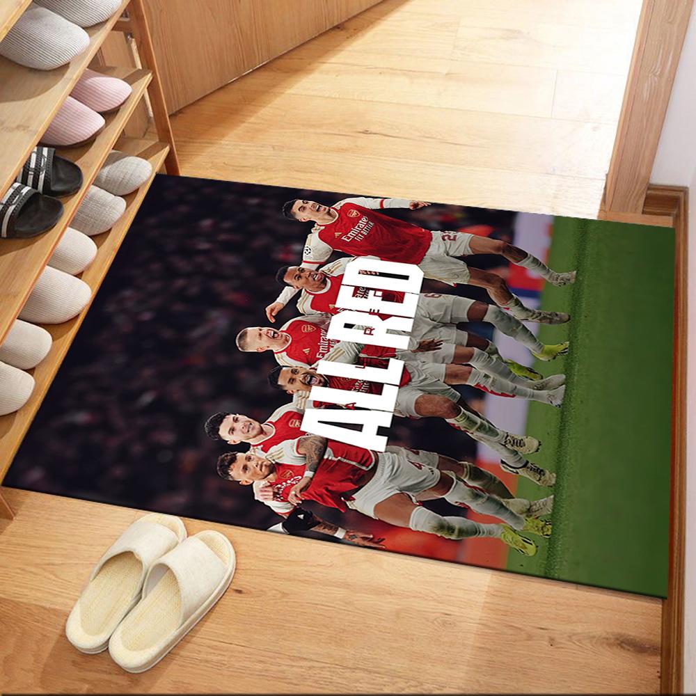 Arsenal Floor Rug Office Rug Suitable for Entryway Decorate Room Hallway Outdoor Antislip Carpet Decorate Offices Perfect Gift for Women/Men