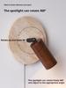 Modern New LED Natural Stone Wood Wall Lamp with Zipper Switch Living Room Study Bedroom Bedside Reading Lighting