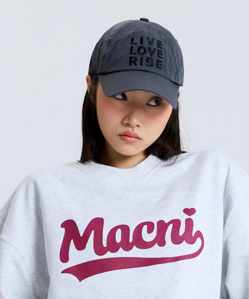 Makeuni Nylon Llr Deep Ball Cap Charcoal
