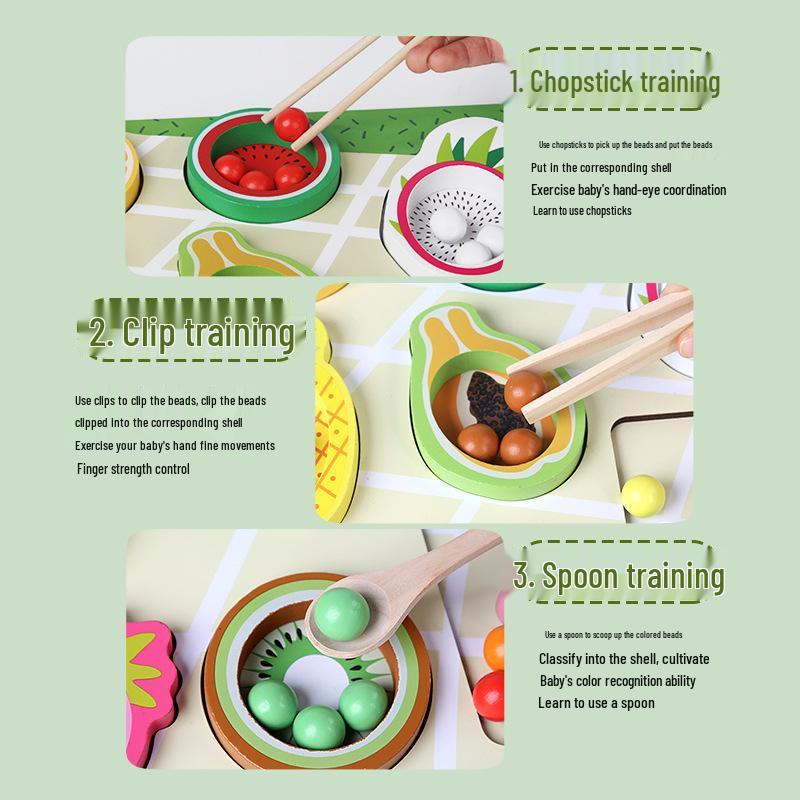 Kids' Fruit Sorting & Counting Toy - Early Learning & Concentration Builder