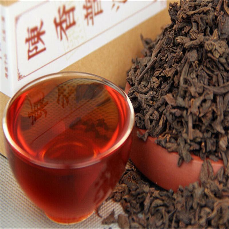 Té Negro Té Puer Orgánico En Caja Pu-erh Maduro Suelto Árbol Viejo Salud China 120g