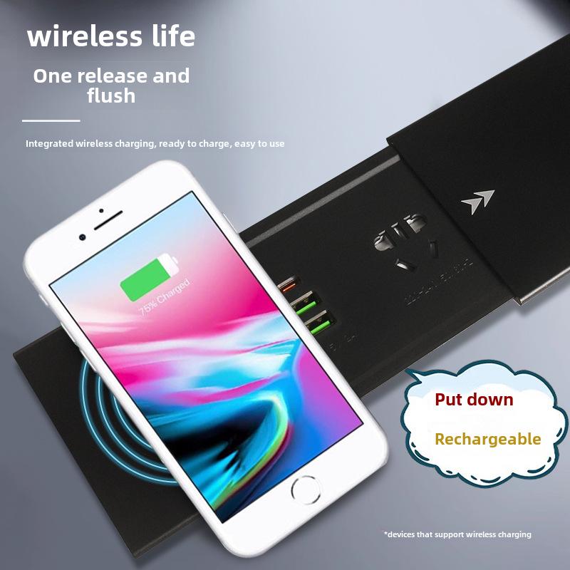 Multi-Function Conference Table Socket with USB & Wireless Charging