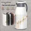 Portable Glass Liner Insulated Kettle with Temperature Display - Large Capacity Hot Water Dispenser