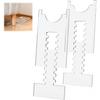 2 Stück transparente Acryl-Kollisionsschutzpolster, rutschfeste Wandprotektoren, geeignet für Wand-Kollisionsschutz-Zubehör für Sofas