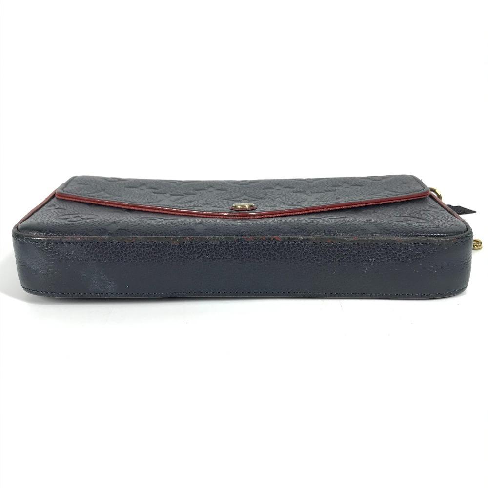 Louis Vuitton M64099 MonogramEmpreinte Pochette-Felicie Crossbody Long Wallet