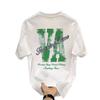 Tricou Bază High-End cu Mânecă Scurtă Bărbați Tendință Imprimare Simplă Versatil Luminos Luxos Răutăcios Frumos Casual Trendy Top
