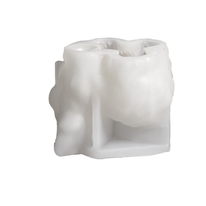 1Pc Highland Yak Candle Silicone Mold, Scottish Cow Animal Gypsum Statue Ornament Resin Epoxy Abrasives