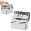 3 Tier Medicine Box Portable 3-Layer Multifunctional Medicine Container Large Capacity Transparent Medicine Box With Carrying
