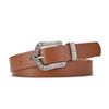 Rhinestone Buckle Belt for Women Simple Pin Buckle Waiststrap All Matching Female Casual Waistband Fashion Accessories