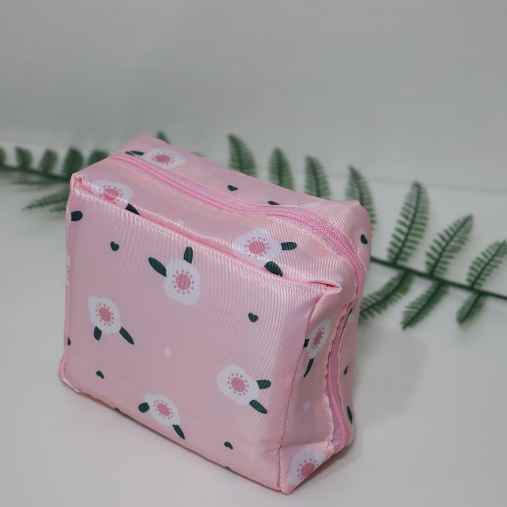 1pc Creative Minimalist Sanitary Pad Organizer Bag -Cartoon Random Toilet Paper Holder,Multifunctional Travel High-Quality Pouch