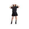 Nike Sportswear Woven Comfortable Casual Dress Kids Dresses Black White FZ5565-010