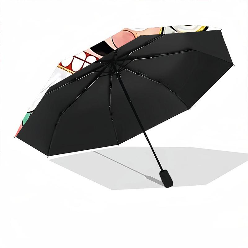 1pc Nutcracker Candy Automatic Folding Umbrella - Design, Durable Iron Frame for Travel, Outdoor, Beach Fashion Accessory a0920056