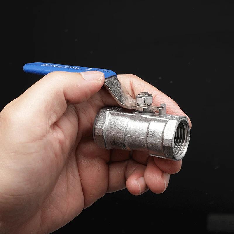 Plumbing connection Ball Valve switch Female Threaded Stainless Steel faucet SS304 BSPT 1/4" 3/8" 1/2" 3/4" 1" 1-1/4" 1-1/2"