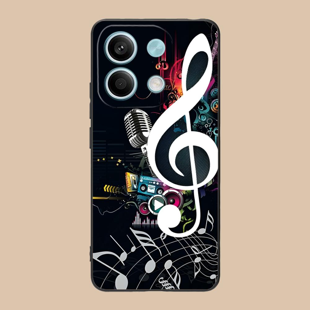 

Musical Note Staff Mobile Phone Case for POCO M7 M6 M5 M4 M3 X7 X6 X5 X4 X3 Pro GT 5G Colorful Printing Cover Luxury Cellphones Poco X3 NFC