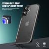 For iPhone 16 Case Carbon Fiber Texture Anti-Scratch TPU+PC Back Cover