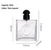 50ml Transparent Glass Spray Bottles for Perfume
