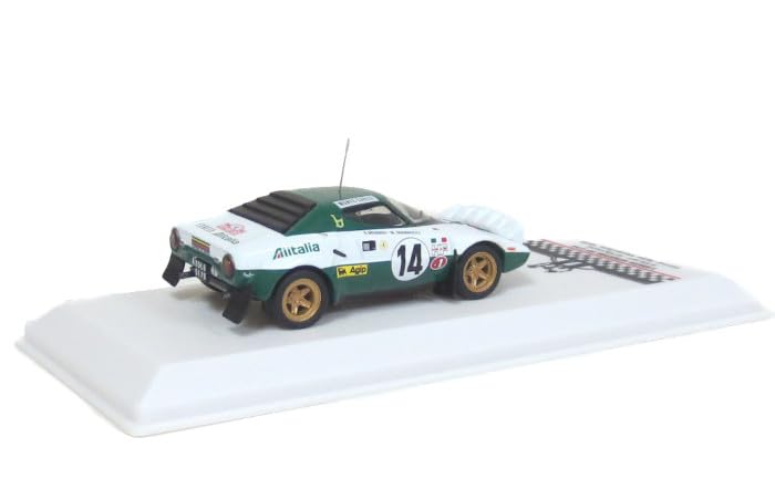 Ixo Model B Lancia Stratos HF 75 Monte Carlo Winner #14 Munari/Mannucci Figure Included 1/43 SPRM00175