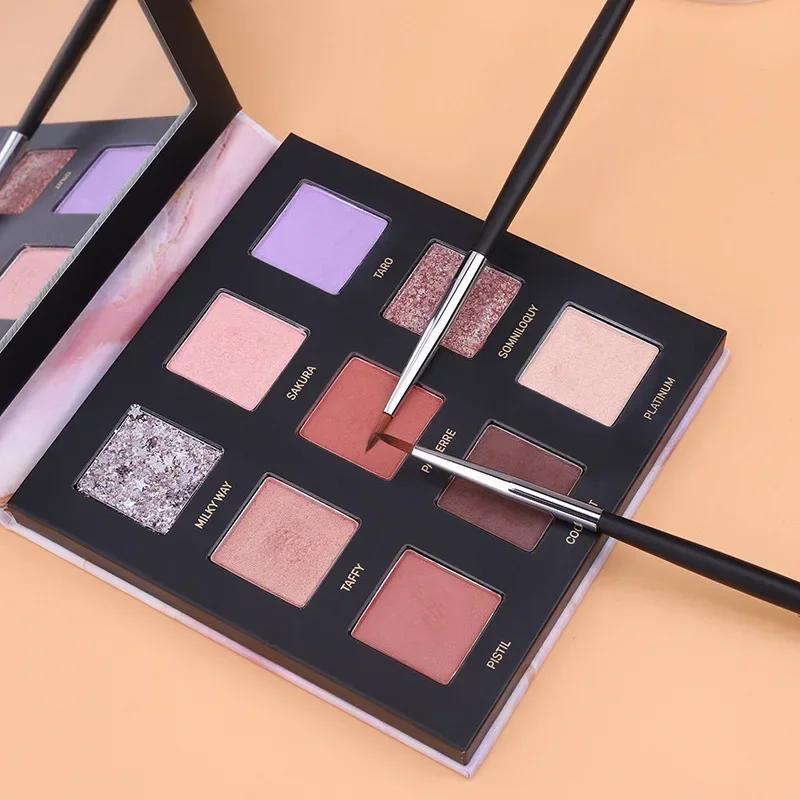 Thin Eyeliner Makeup Brush Fine Liner Small Angled Eyebrow Brush High Quality Brow Eye Contour Makeup Tool